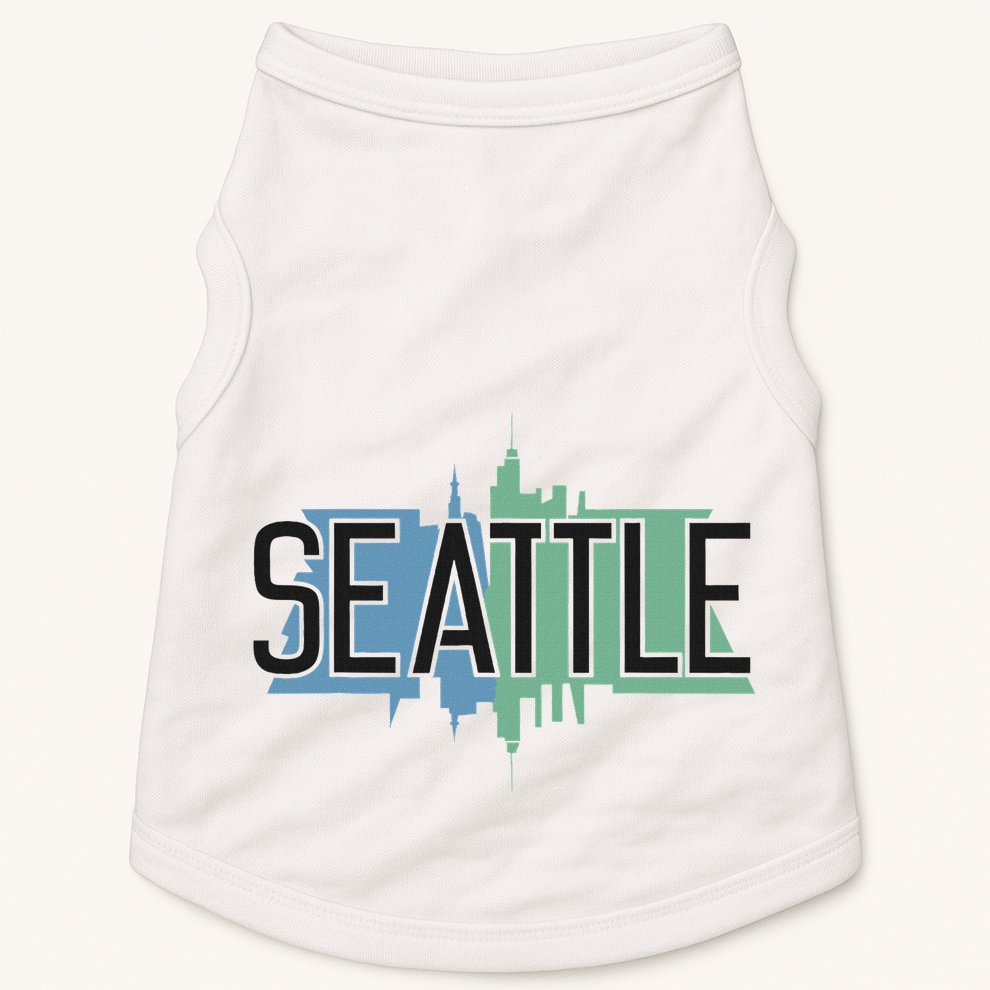 Seattle Washington Doggie Tank