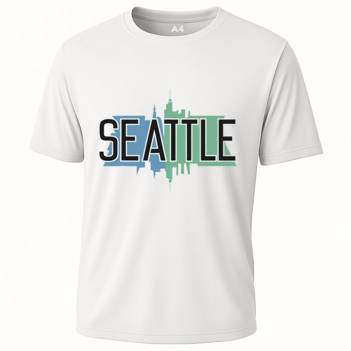Seattle Washington Cooling Performance Crew T-Shirt