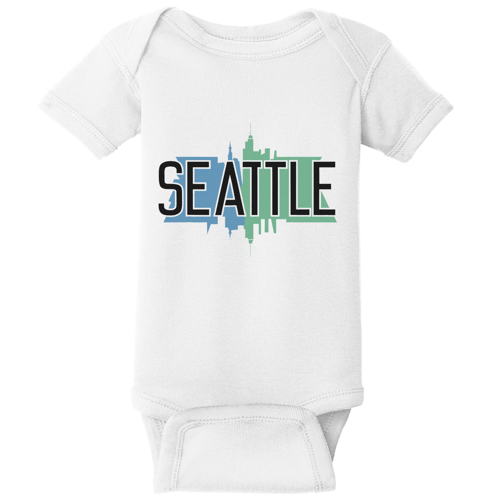 Seattle Washington Baby Bodysuit