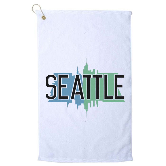 Seattle Washington Golf Towel