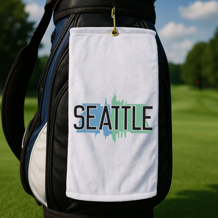 Seattle Washington Golf Towel