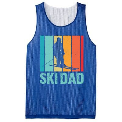 Ski Winter Skiing Ski Dad Gift Mesh Reversible Basketball Jersey Tank