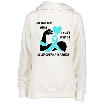 Scleroderma Warrior Womens Funnel Neck Pullover Hood