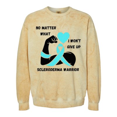 Scleroderma Warrior Colorblast Crewneck Sweatshirt