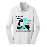 Scleroderma Warrior Silk Touch Performance Long Sleeve Polo