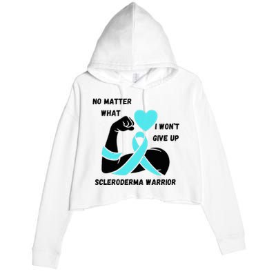 Scleroderma Warrior Crop Fleece Hoodie