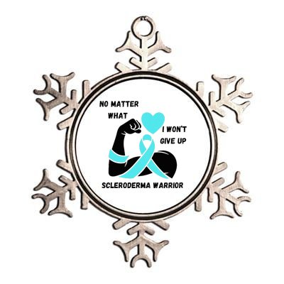 Scleroderma Warrior Metallic Star Ornament