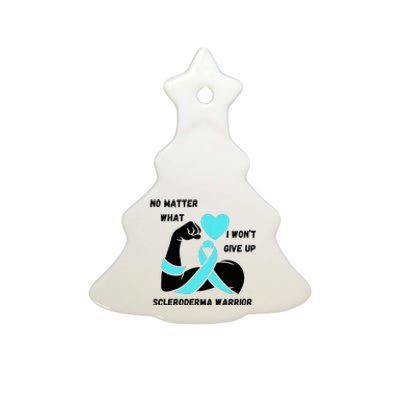 Scleroderma Warrior Ceramic Tree Ornament