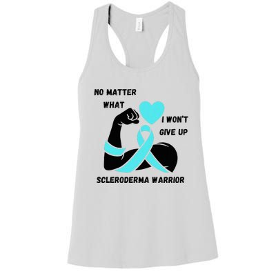 Scleroderma Warrior Women's Racerback Tank