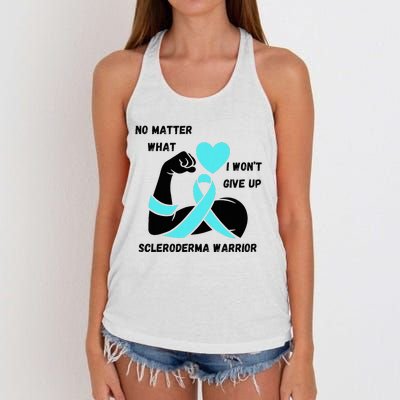 Scleroderma Warrior Women's Knotted Racerback Tank