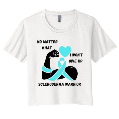 Scleroderma Warrior Women's Crop Top Tee