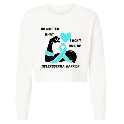 Scleroderma Warrior Cropped Pullover Crew