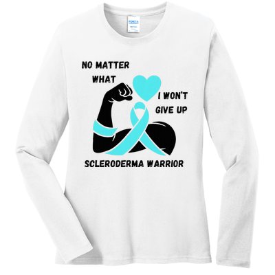 Scleroderma Warrior Ladies Long Sleeve Shirt