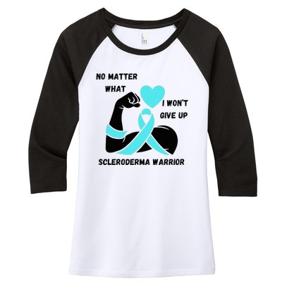 Scleroderma Warrior Women's Tri-Blend 3/4-Sleeve Raglan Shirt