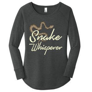 Snake Whisperer Snake Women's Perfect Tri Tunic Long Sleeve Shirt