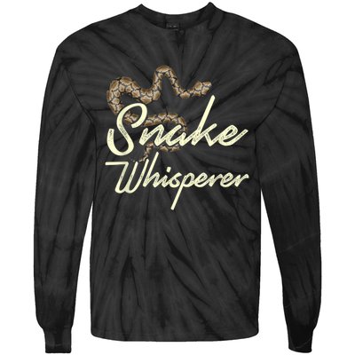 Snake Whisperer Snake Tie-Dye Long Sleeve Shirt