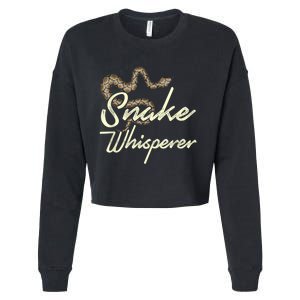 Snake Whisperer Snake Cropped Pullover Crew