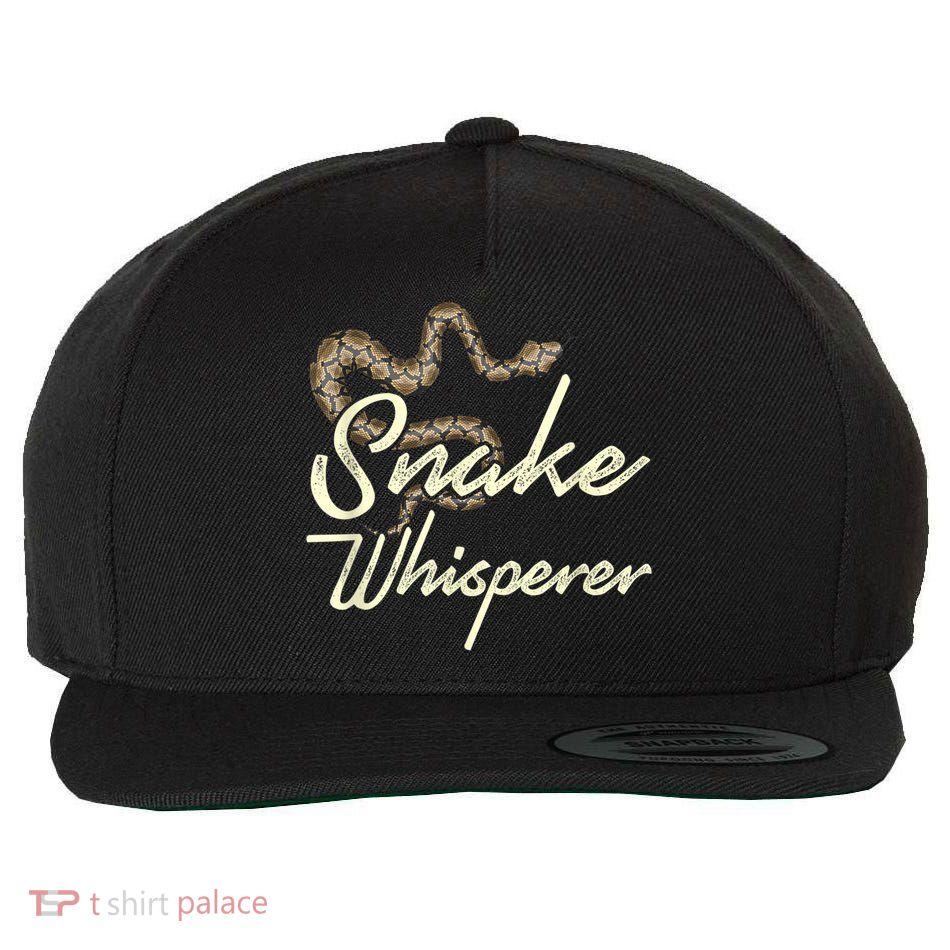 Snake Whisperer Snake Wool Snapback Cap