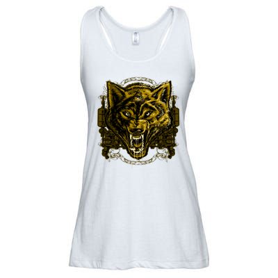 Scary Wolf Ladies Essential Flowy Tank