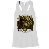 Scary Wolf Women's Racerback Tank