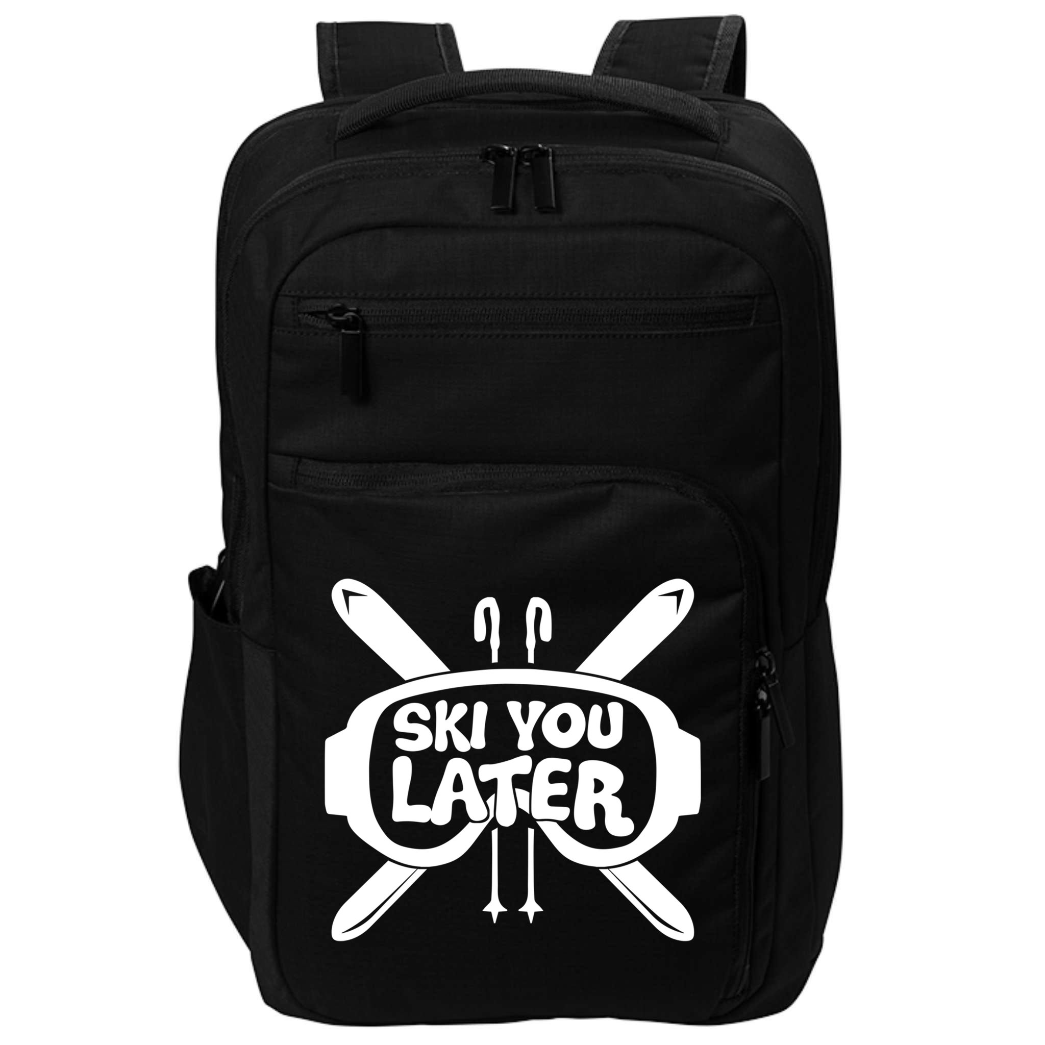 Skiing Winter Sports Meaningful Gift Skier Ski Mountains Skiing Cute Gift Impact Tech Backpack