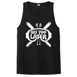 Skiing Winter Sports Meaningful Gift Skier Ski Mountains Skiing Cute Gift PosiCharge Competitor Tank