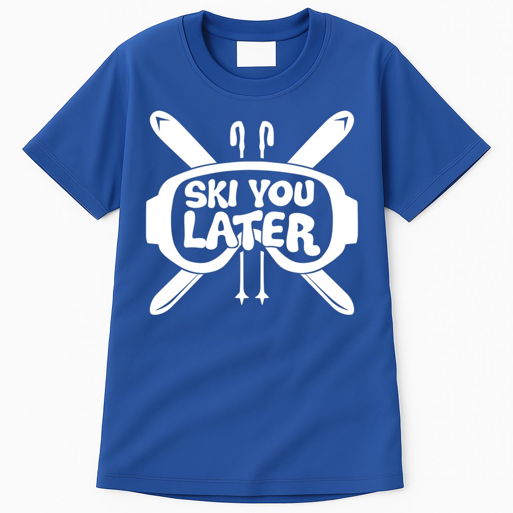 Skiing Winter Sports Meaningful Gift Skier Ski Mountains Skiing Cute Gift Tall T-Shirt