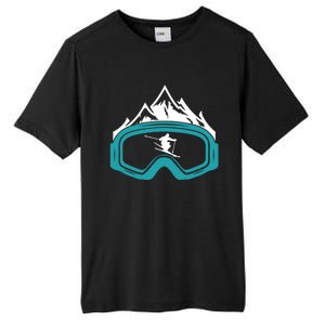 Skiing Winter Sports Gift Skier Ski Mountains Skiing Cute Gift Tall Fusion ChromaSoft Performance T-Shirt