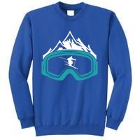 Skiing Winter Sports Gift Skier Ski Mountains Skiing Cute Gift Sweatshirt