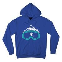 Skiing Winter Sports Gift Skier Ski Mountains Skiing Cute Gift Tall Hoodie