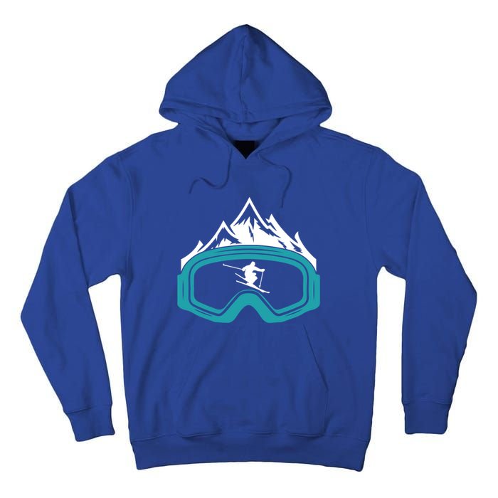 Skiing Winter Sports Gift Skier Ski Mountains Skiing Cute Gift Tall Hoodie