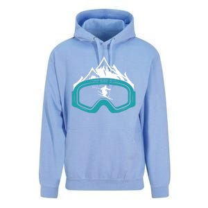 Skiing Winter Sports Gift Skier Ski Mountains Skiing Cute Gift Unisex Surf Hoodie