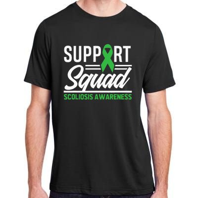 Scoliosis Warrior Support Squad Scoliosis Awareness Adult ChromaSoft Performance T-Shirt