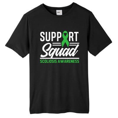 Scoliosis Warrior Support Squad Scoliosis Awareness Tall Fusion ChromaSoft Performance T-Shirt