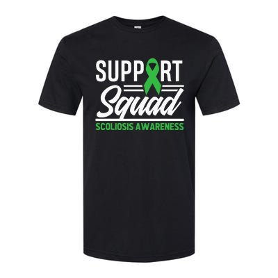 Scoliosis Warrior Support Squad Scoliosis Awareness Softstyle CVC T-Shirt