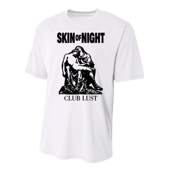 Sue Wearing Skin Of Night Club Lust Performance Sprint T-Shirt