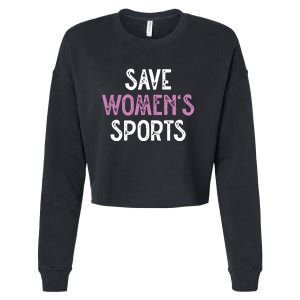 Save Women Sports Support Cropped Pullover Crew