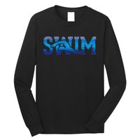 Swimmer Water Sport Swimming funny swim Long Sleeve Shirt