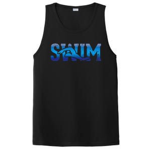 Swimmer Water Sport Swimming funny swim PosiCharge Competitor Tank