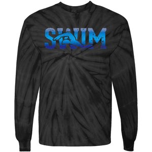 Swimmer Water Sport Swimming funny swim Tie-Dye Long Sleeve Shirt