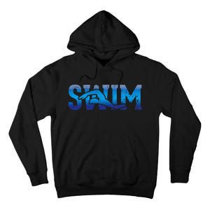 Swimmer Water Sport Swimming funny swim Tall Hoodie