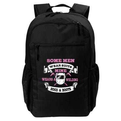 Some Wear Suits Mine Wear Welding Hoods Welder Backpack