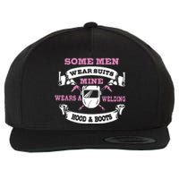 Some Wear Suits Mine Wear Welding Hoods Welder Wool Snapback Cap