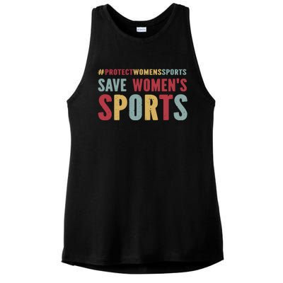 Save Woman Sports Ladies PosiCharge Tri-Blend Wicking Tank