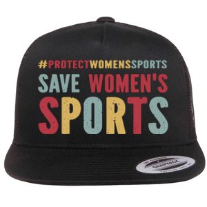 Save Woman Sports Flat Bill Trucker Hat