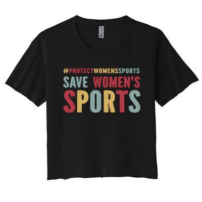 Save Woman Sports Women's Crop Top Tee