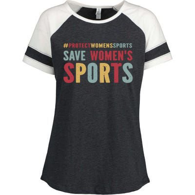 Save Woman Sports Enza Ladies Jersey Colorblock Tee