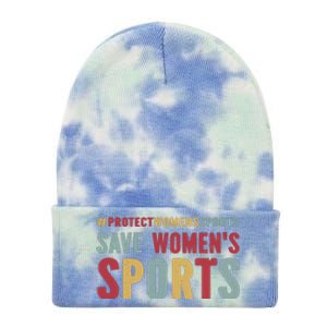 Save Woman Sports Tie Dye 12in Knit Beanie