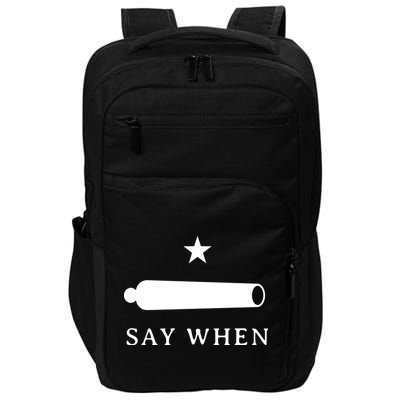 Say When Impact Tech Backpack