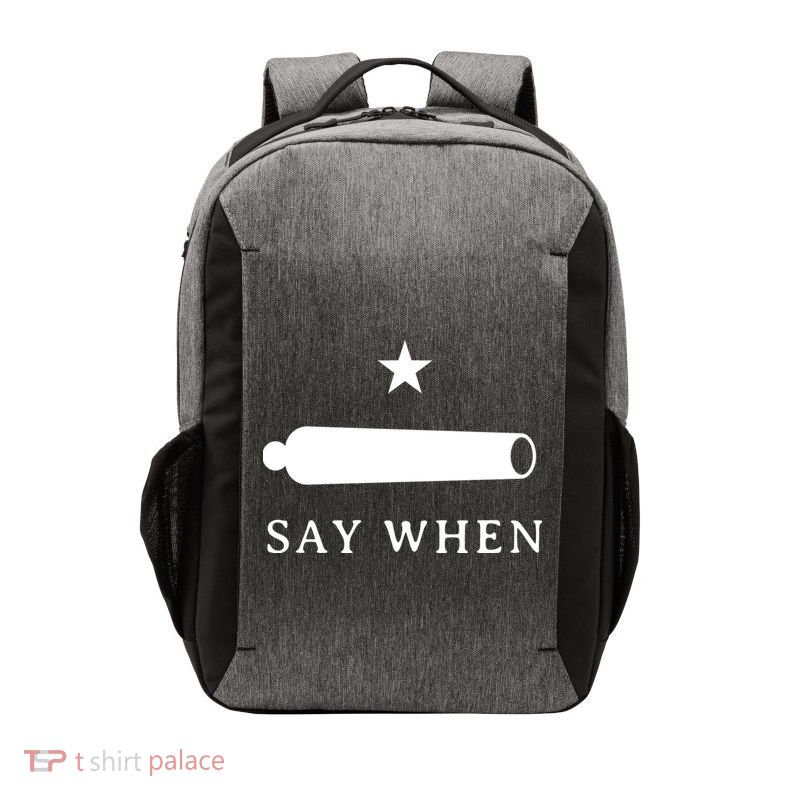 Say When Vector Backpack